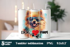 Dog mom tumbler wrap | Pomeranian sublimation tumbler 