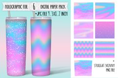 Holographic Foil Tumbler Colored Design | Sublimation Bundle Product Image 1