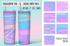 Holographic Foil Tumbler Colored Design | Sublimation Bundle Product Image 1