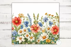 Spring Floral Skinny Tumbler Sublimation I Tumbler Wrap Product Image 2