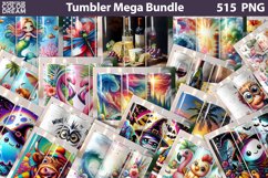 Tumbler Wrap Big Bundle | Skinny Tumbler Sublimation Bundle Product Image 1