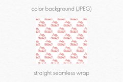 Merry Christmas Tumbler Sublimation | 20 oz Tumbler Wrap Product Image 2