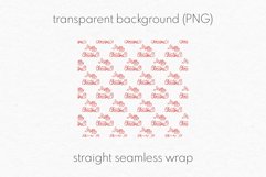 Merry Christmas Tumbler Sublimation | 20 oz Tumbler Wrap Product Image 3