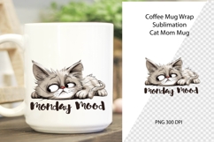 Cute Cat Meme Sublimation Designs. Product Image 13