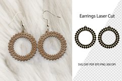 Earrings Laser Cut. Laser Cut earrings SVG. Earrings SVG. Product Image 1