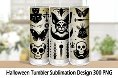 Halloween Tumbler Wrap Sublimation. Tumbler Wrap 20 oz. Product Image 1