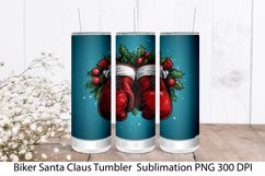 Christmas Tumbler Wrap Sublimation. Christmas gloves PNG. Product Image 1
