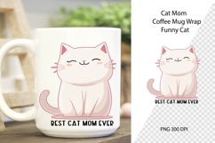 Cute Cat Meme Sublimation Designs. Product Image 6