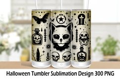 Halloween Tumbler Wrap Bundle. Tumbler Wrap Sublimatin 20 oz Product Image 2