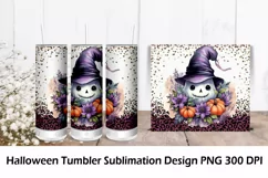 Halloween Tumbler Wrap Sublimation. Tumbler Wrap 20 oz. Product Image 1