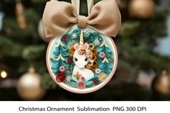 Christmas Ornament PNG. 3D Christmas Quilling Ornaments Png. Product Image 1