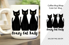 185 Cat Mom Designs. Cat SVG. Cat Coffee Mug Bundle SVG. Product Image 6