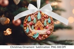 Christmas Ornament PNG. 3D Christmas. Christmas Sign. Product Image 1