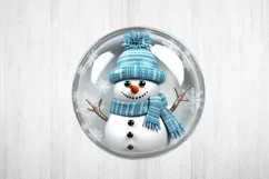 Christmas Ornament PNG. Christmas Snowman Png. Product Image 2
