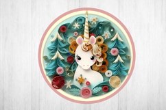 Christmas Ornament PNG. 3D Christmas Quilling Ornaments Png. Product Image 2