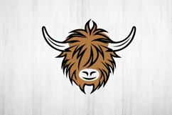 Highland Cow SVG Design. Farmhouse Sign SVG. Cut File. Product Image 2