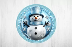 Christmas Ornament PNG. Christmas Snowman Png. Product Image 2