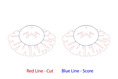 Modern Earrings Laser Cut. Boho Earrings Laser Cut. Product Image 2