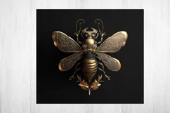 3D Bee PNG Tumbler Sublimation. Tumbler Wrap 20 oz. Product Image 2