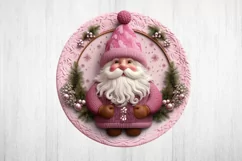 Pink Christmas Ornament PNG. Christmas Gnome Png. Product Image 2