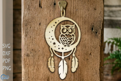Dream Catcher Laser Cut. Product Image 1