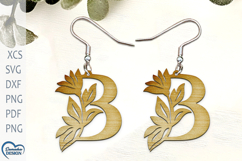 Personalized Earrings Laser Cut. Boho Earrings Laser Cut. Product Image 1