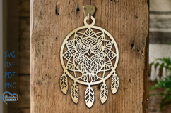 Dream Catcher Laser Cut. Product Image 1