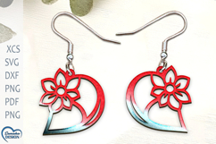 Personalized Earrings Laser Cut. Boho Earrings Laser Cut. Product Image 1