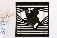 Home Decor Lazer Cut File. Dog SVG. Wall Decor SVG.. Product Image 1
