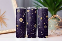 Starry Night Whirls Seamless Patterns Product Image 9