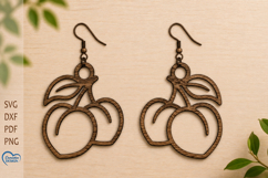 Summer Earrings Laser Cut Bundle. Food Earrings Product Image 7