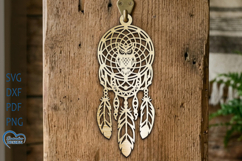 Dream Catcher Laser Cut. Product Image 1