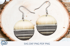 Modern Earrings Laser Cut. Boho Earrings Laser Cut. Product Image 1