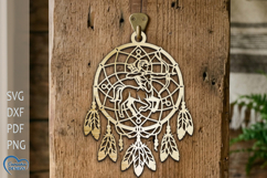 Dream Catcher Laser Cut. Sagittarius Zodiac Sign. Product Image 1