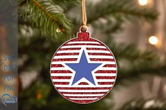 Christmas Ornament SVG. Christmas Ornament Laser Cut. Product Image 1