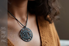 Pisces Pendant Laser Cut. Zodiac Signs Keychain. Product Image 2