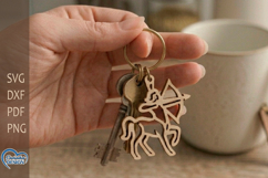 Zodiac Signs Keychain Laser Cut Bundle. Product Image 10