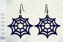 Halloween Earrings Laser Cut. Halloween Spider Laser Cut. Product Image 1