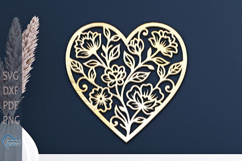 Home Decor Lazer Cut. Wall Art SVG. Heart Laser Cut. Product Image 1