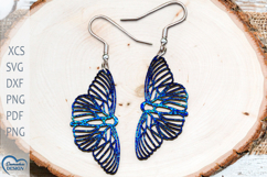 Butterfly Earrings Laser Cut. Boho earrings. Product Image 1
