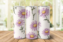 Aster Flower Digital Paper Pattern | Seamless Pattern Product Image 5