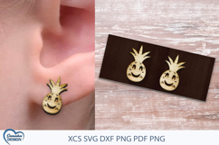 Baby Stud Earrings Laser Cut. Boho Earrings Laser Cut. Product Image 1