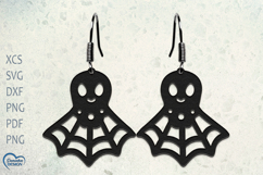 Halloween Earrings Laser Cut. Halloween Spider Laser Cut. Product Image 1