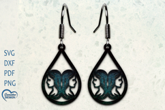 Gemini zodiac sign. Gemimi sign Earrings . Zodiac signs. Product Image 1
