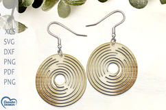 Modern Earrings Laser Cut. Boho Earrings Laser Cut. Product Image 1