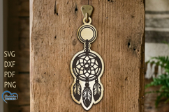 Dream Catcher Laser Cut. Product Image 1