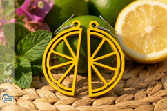 Lemon Earrings Laser Cut. Summer Earrings Laser Cut. Product Image 1