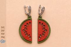 Summer Earrings Laser Cut Bundle. Food Earrings Product Image 9