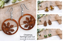 Huge Earrings Bundle Laser Cut. Earrings SVG Bundle. Product Image 8