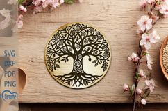 Coffee Coaster Laser Cut. Round Coaster SVG. Coaster Laser. Product Image 1